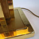 24kt Gold-plated table lamp, 1970s