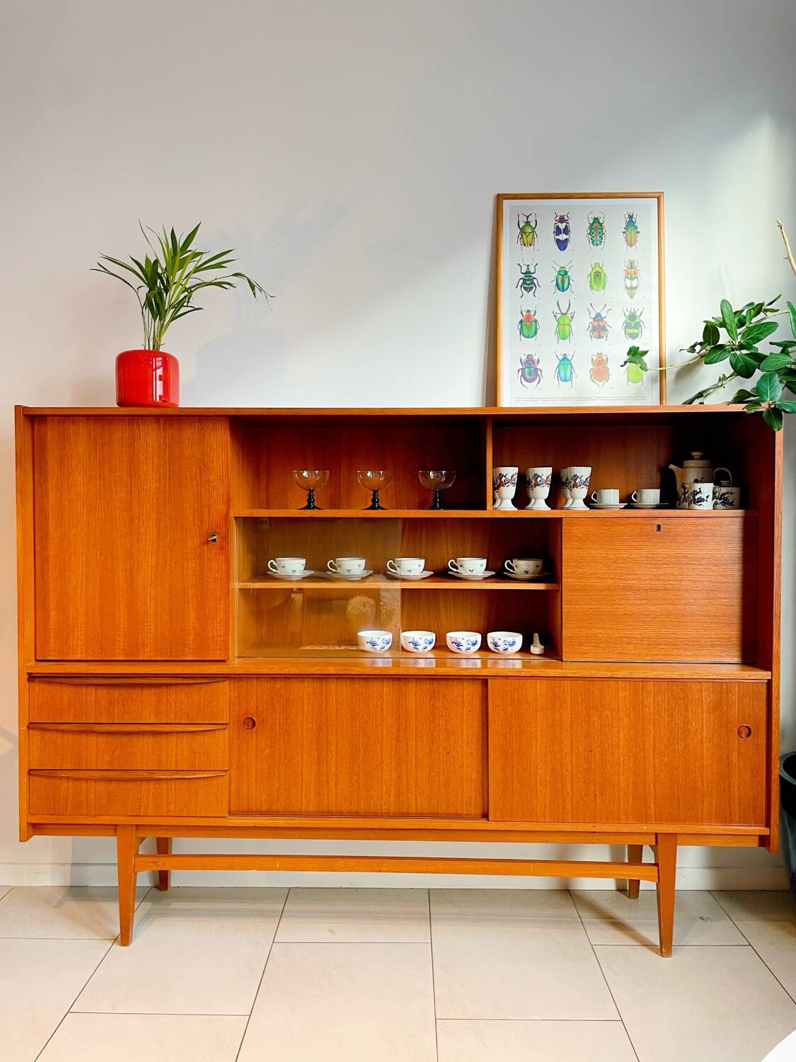 Teak sideboard – Deutsche Möbel – 1960s