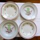 Set de 4 assiettes creuses dépareillées