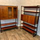 Vintage modular rosewood bookcase 1960