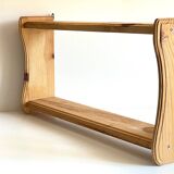 Vintage raw wood shelf