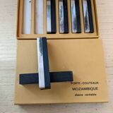 Ebony knife holder set