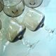 Series of 14 crystalline wine glasses