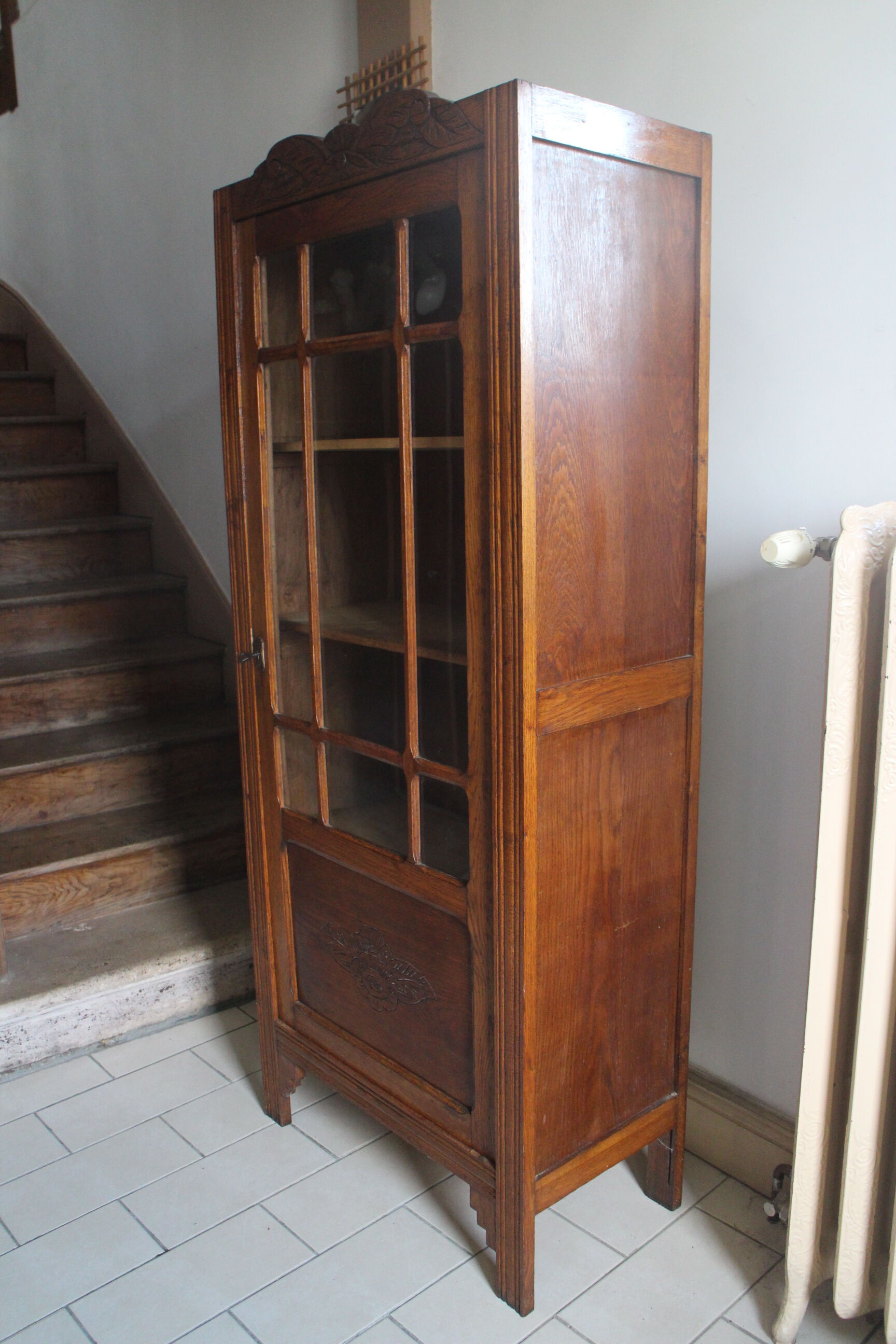 Parisian art deco glazed wardrobe