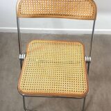 Plia folding chair by Giancarlo Piretti for Castelli – Rattan