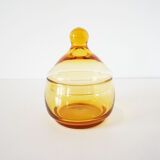 Empoli orange blown glass candy