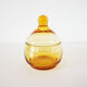 Empoli orange blown glass candy