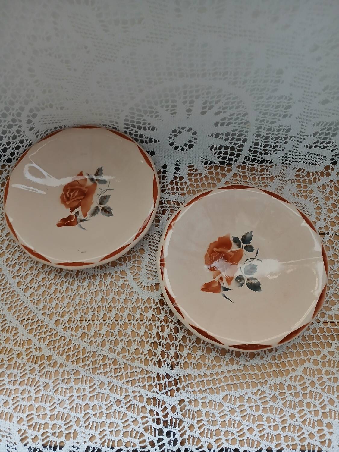 25 old Digoin and Sarreguemines plates