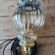 Suspension vintage en verre