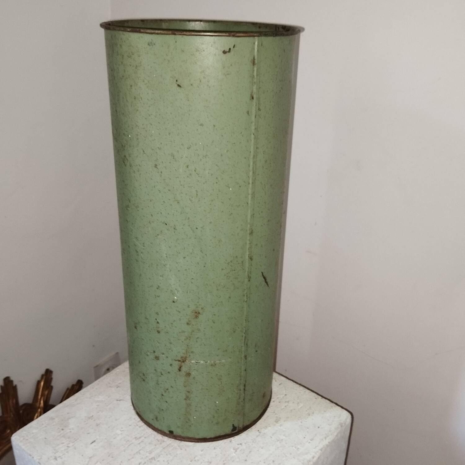 Art Nouveau sheet metal umbrella stand