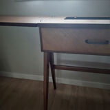 Scandinavian style compass feet desk