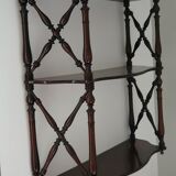 Napoleon III walnut wall shelf