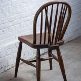 Early Charles Gibbons Windsor Chair in Elm, 1889 High Wycombe