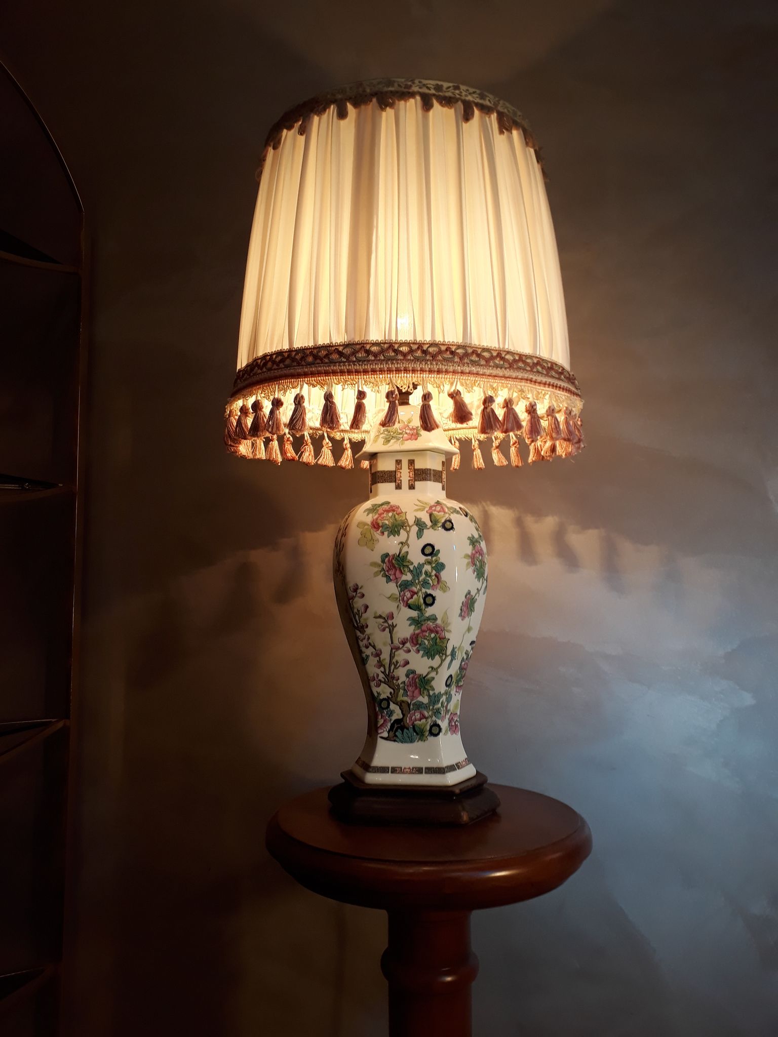 Asian porcelain lamp signs limoge and offal art deco