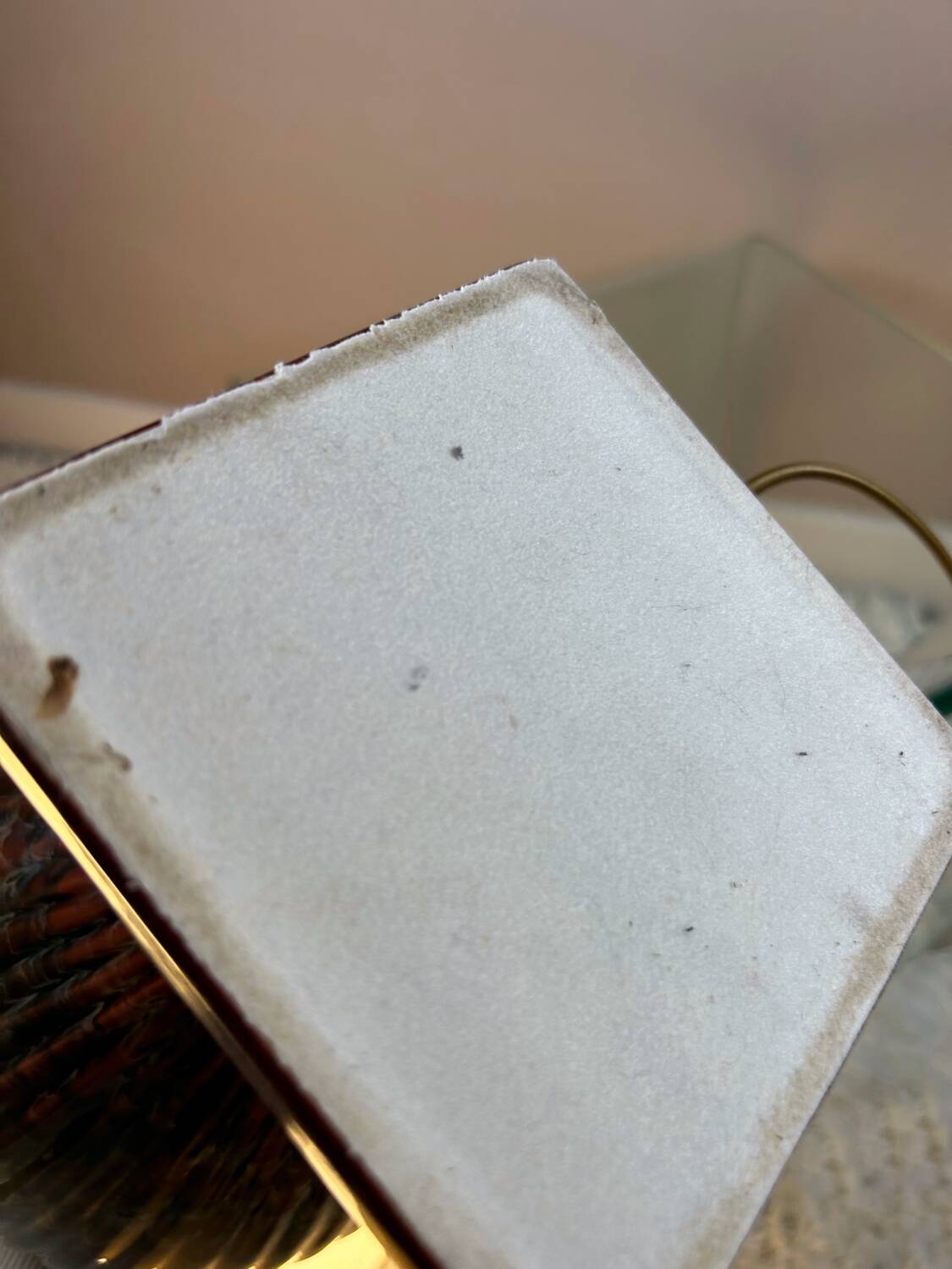 Luxury marbled ceramic lamp from the 80s