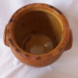 Glazed terracotta pot
