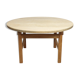 Table basse de chêne conçue par Hans J. Wegner et fabriquée par PP. Meubles dans les années 1960.