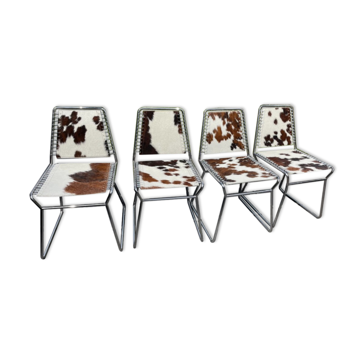 Cowhide chairs