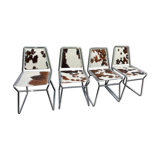 Cowhide chairs