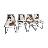 Chaises peau de vache