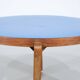 Blue lacquered wooden coffee table - 1950s