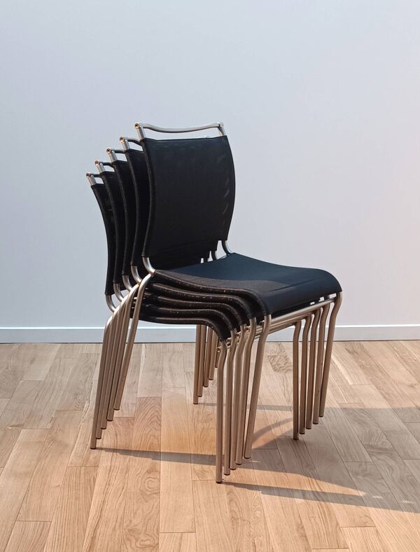 Suite de 8 chaises Air CB93, Calligaris