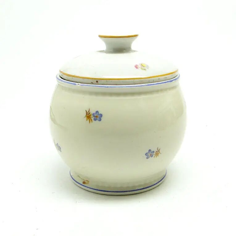 Art Deco sugar bowl, porcelain, Poland, 1920s