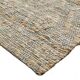 Braided jute rug with diamond patterns 120x170 cm