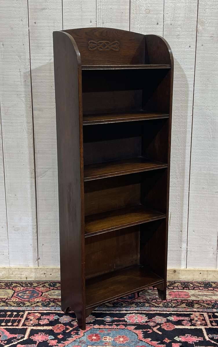 1930s English oak shelf