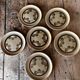 6 dessert plates Sarreguemines Atelier d'Art de Lorraine