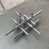 Mid-century Swiss space-age wall lamps or ceiling lights by Temde, 1960s.