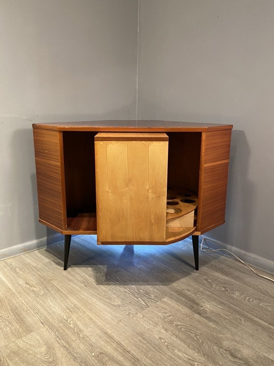 Vintage Swivel Corner Bar 1960s