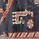 Handmade ancient Persian carpet 158x230cm