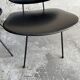 Set of 2 Black Leatherette Lounge Chairs Model 301 by W.h. Gispen — Metal Base, 1950s
