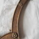 Old frame in gilded carved wood baroque style Louis XV foliage 33 x 43