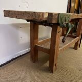 Old wooden workbench