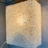 Scandinavian style wooden and perspex wall light