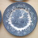 Set of 6 dessert plates in English porcelain