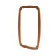 Scandinavian teak mirror, 120x38cm, Sweden, 1960