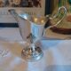 Old silver-plated milk jug
