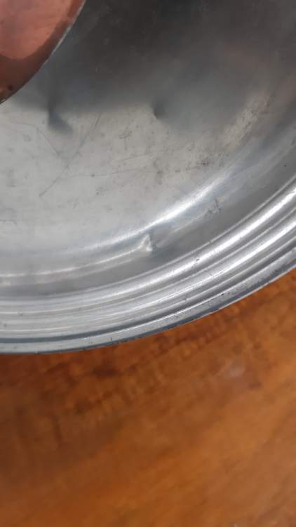 Copper and aluminum mushroom lamp