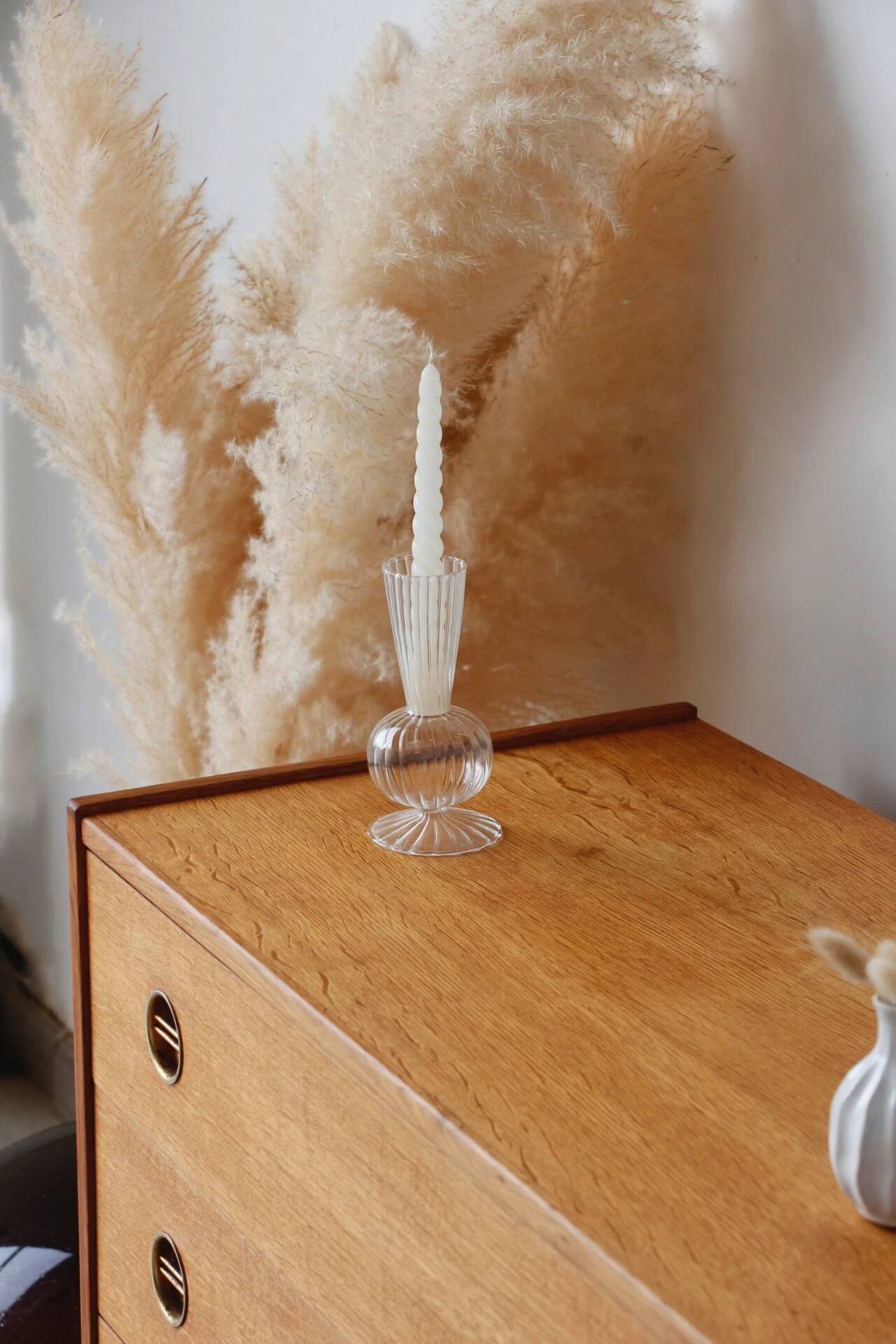 Scandinavian oak chest of drawers | vintage Danish furniture