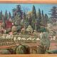 Sublime Oil on Panel "Parc de Chambrun" in Nice Côte d'Azur