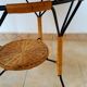 Table low table vintage rattan