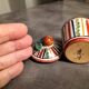 Small mustard pot signed AR-A in ceramic