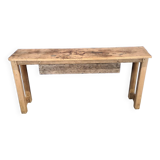 Old workbench, bar counter, high table, console