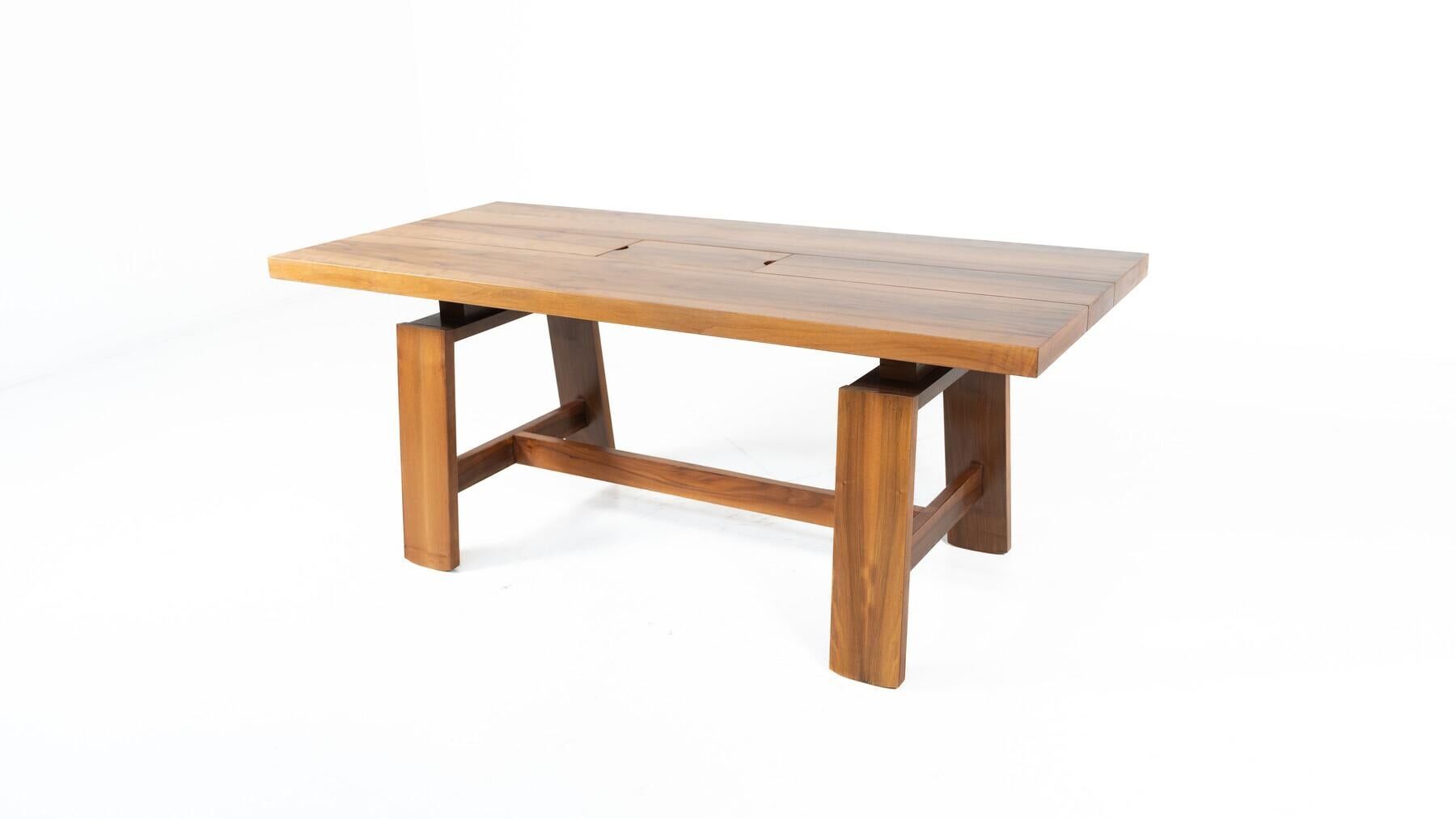 Mid-century modern dining table 611 by Silvio Coppola for Bernini, 1966