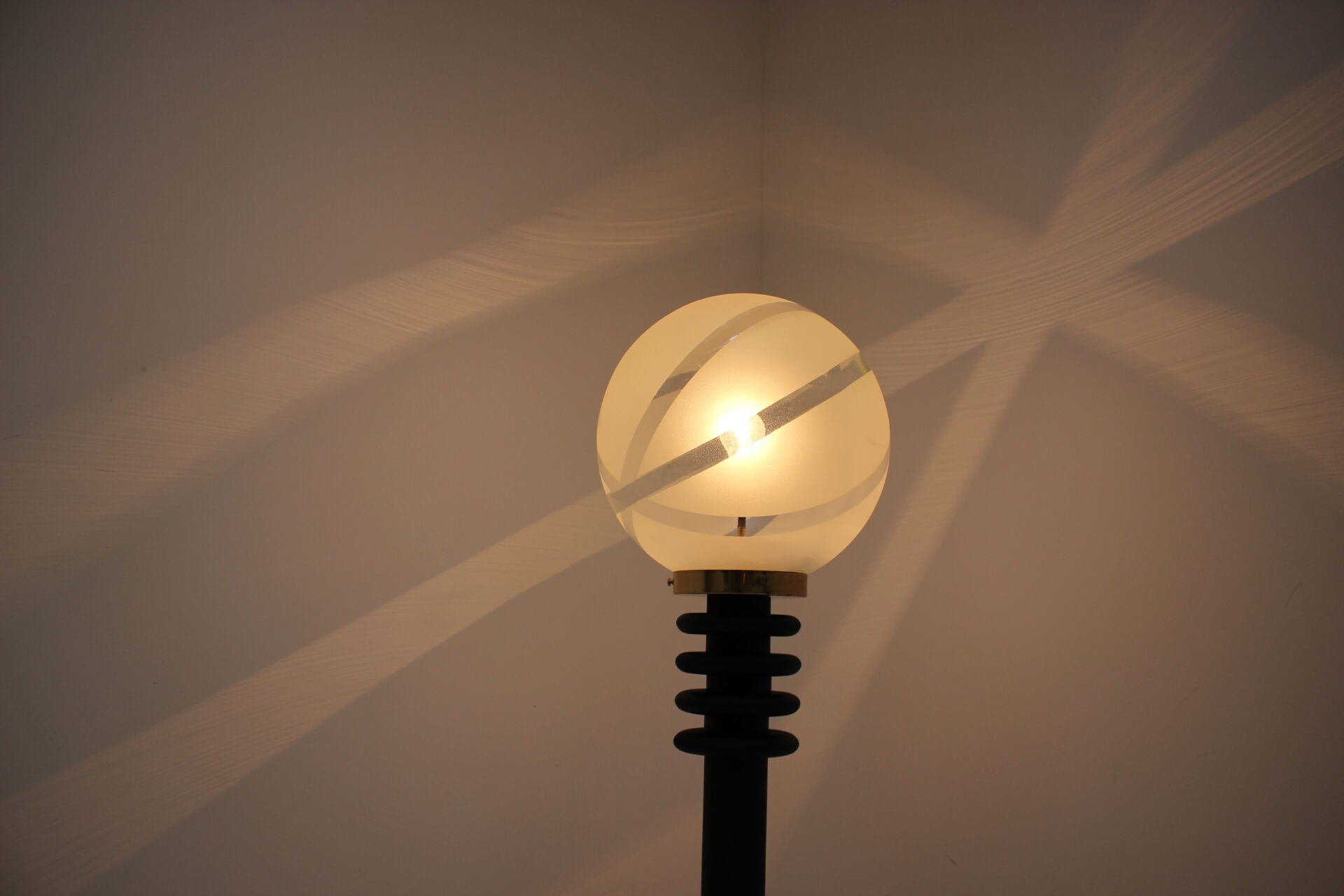 Floor wood lamp, germany, 1970s