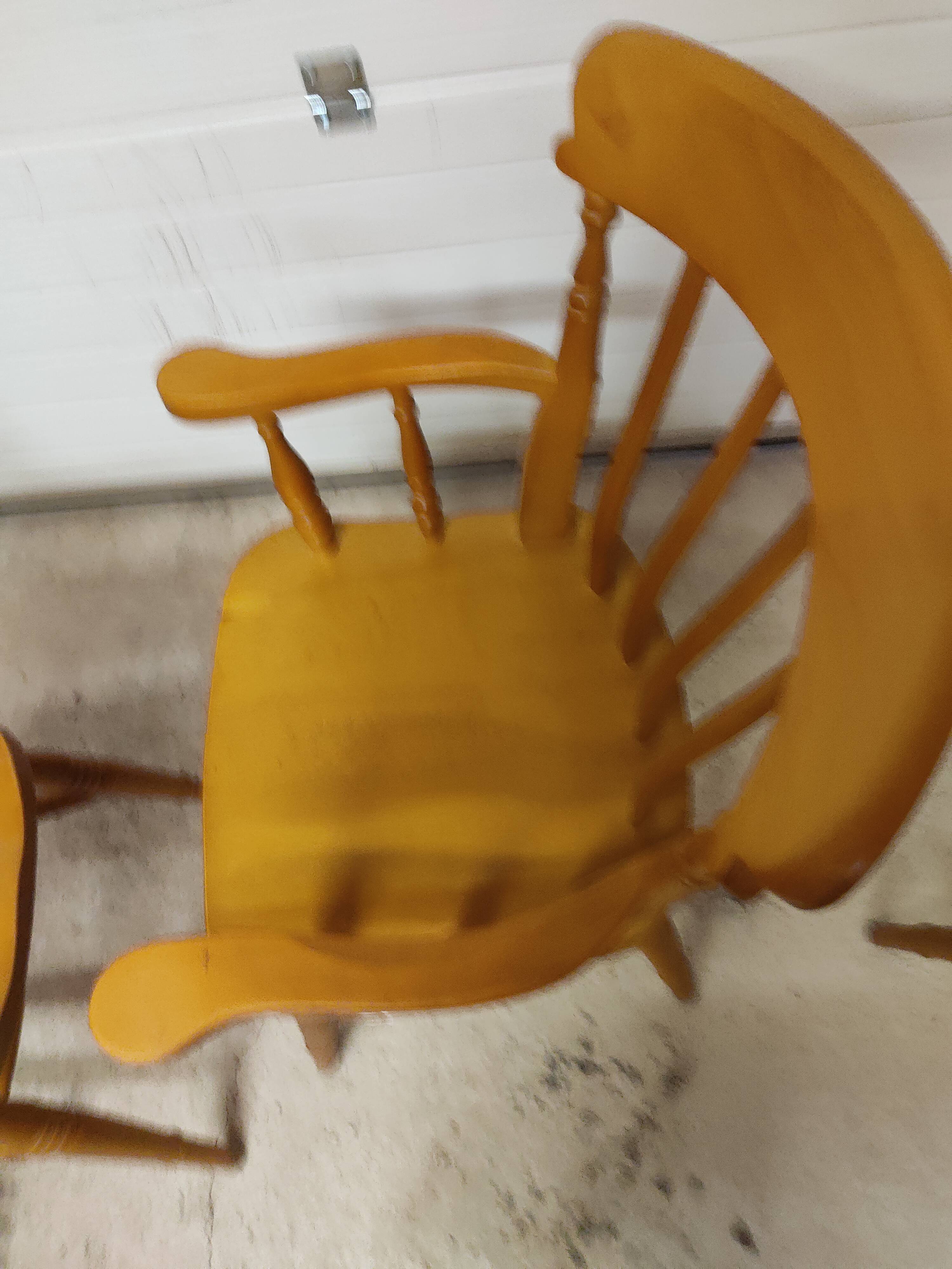 Set of country chairs and armchairs