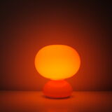 Vintage lamp Space Age opaline orange